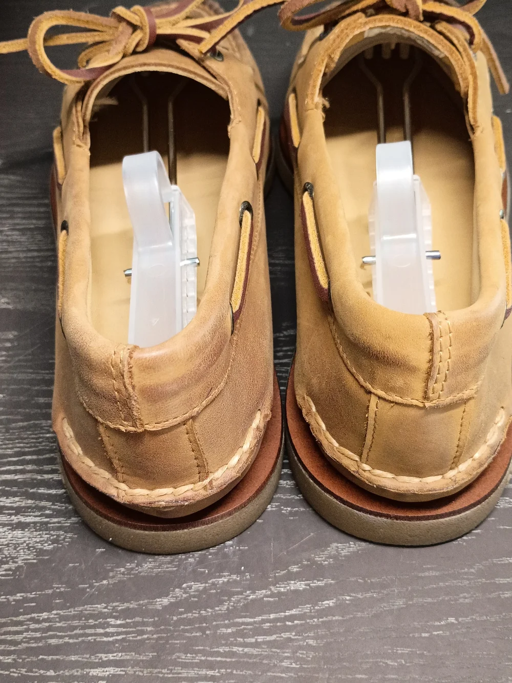 GOLD CUP Sperry Men's 10M Leather Boat Shoes in Tan with Brown Laces. NEW!!!